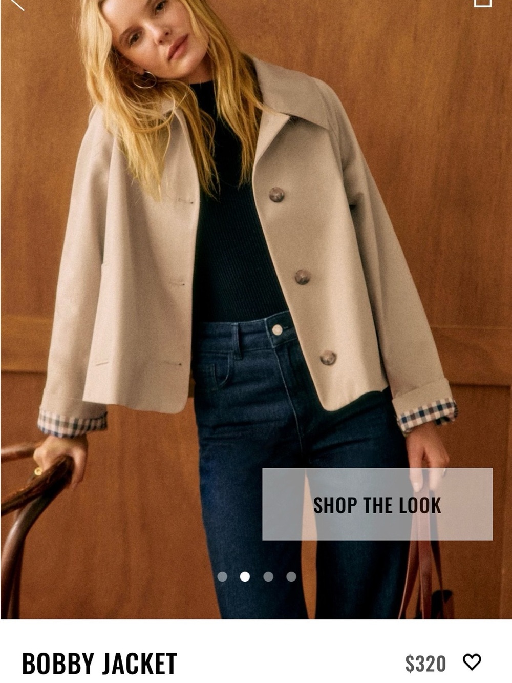 NWT Sezane Bobby Trench - Picture 6 of 6